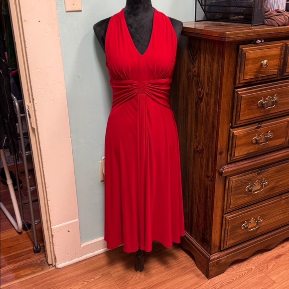 Coldwater Creek Dresses & Skirts - Coldwater Creek Vibrant Red Midi Dress